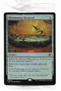 MTG magic cards 1x Thrumming Hivepool - Foil prerelease sealed Edge of Eternitie - Picture 1 of 1