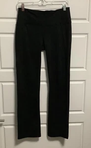 Pantalones de yoga Members Mark negros de lujo para mujer talla mediana - Imagen 1 de 7