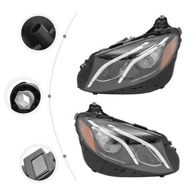 For 2017-2020 Mercedes-Benz E-Class E300 W213 LED Headlight Lamps Left+Right Set Foto 1 de 4