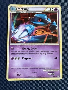 Metang 33/95 HGSS Unleashed Pokemon Card LP - Picture 1 of 1