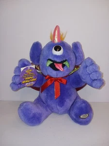 Vintage Dan Dee Purple People Eater Plush Singing & Vibrating Monster with Tags - Picture 1 of 5