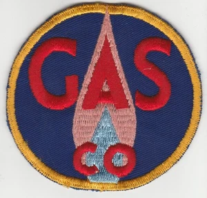 Vintage cool looking retro Gas Company patch - Picture 1 of 2