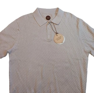 Common People Mens Large Sweater Stone Short Sleeve Mens L - Picture 1 of 7