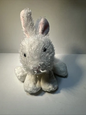 Webkinz Lil Kinz White Rabbit Ganz HS078 Bean Bag Plush 7" Easter Bunny - Image 1 of 4