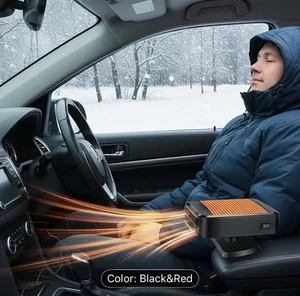 Ultimo Mini Riscaldatore Auto 12V per Sbrinamento Rapido Appannamento Parabrezza e Risparmio Gas - Foto 1 di 7