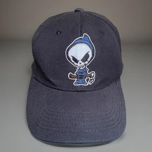 Vintage Blind Skateboards Reaper Hat Medium Fitted Cap Black Wool Skater Rare - Picture 1 of 13