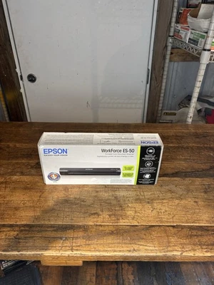 Epson ES-50 WorkForce Portable Document Scanner - New in box-Black - Image 1 of 2