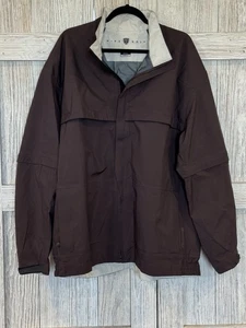 Nike Golf Men Storm-FIT Convertible Sleeve Golf Jacket Brown  XXLarge Vented - Picture 1 of 7