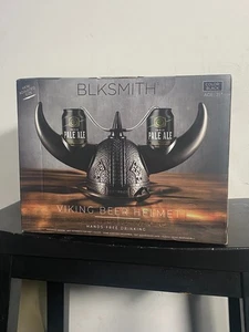 BLKSMITH Viking Beer Helmet Hands-Free Drinking, Party College Fits 16”–24” Head - Picture 1 of 3