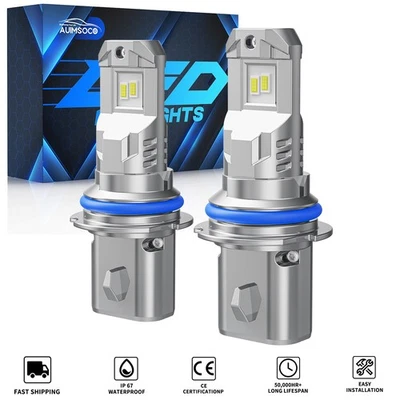 Faros LED brillantes luces altas bajas para Dodge Stratus 2000-2006 sedán 4 puertas Foto 1 de 4