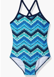 Kanu Surf Girls' Layla Beach Sport Banded One Piece Swimsuit Size 14 8123 - Picture 1 of 2