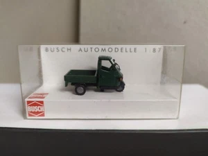 Piaggio Ape 50 . Verde . Busch 48450 . Escala 1/87 - Foto 1 di 4