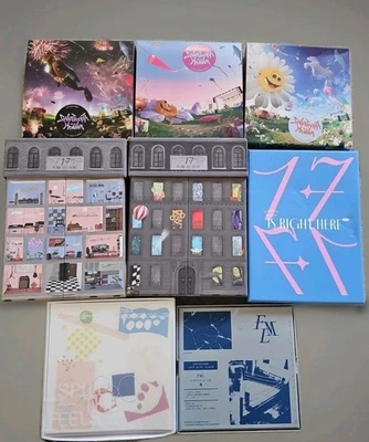 Lot Of 8 SEVENTEEN ALBUMs '17 IS RIGHT HERE'  Large Collection Foto 1 de 4