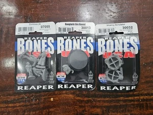 3 figuras Reaper Bones EE. UU. Zombies, Roogtarki Virrey resina plástica - Imagen 1 de 5