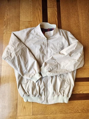 Baracuta G9 男式米色全拉链夹克外套英国制造 44 码 — 第 1/4 张图片