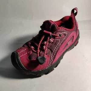 Keen raspberry pink red hiking trail shoes size toddler 10 - Picture 1 of 7