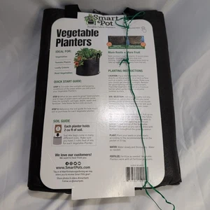 Smart Pot Vegetable Planters 2 Pack of 2 Cubic Foot Containers - NEW - Picture 1 of 8