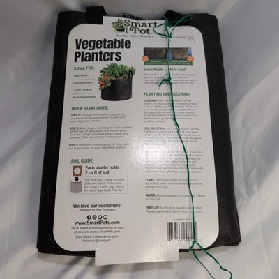Smart Pot Vegetable Planters 2 Pack of 2 Cubic Foot Containers - NEW - Image 1 of 4