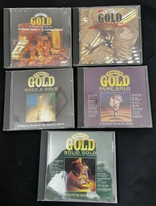 Lot FIVE - 70 OUNCES OF GOLD -CDs: Rock & Gold - Pure Gold - Solid Gold++ MINT! - Picture 1 of 11