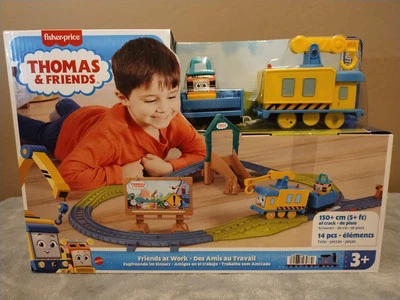 Fisher Price Thomas & Friends Motorized Friends At Work Set 14 Pcs New - Image 1 of 4