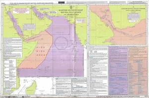 Admiralty Q6099 Maritime Security Chart Red Sea Gulf Of Aden Arabian Sea Map - Picture 1 of 6