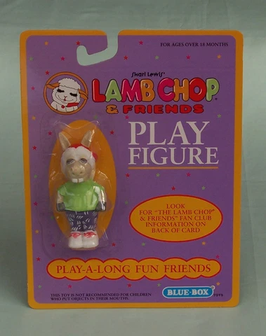 Lamb Chop & Friends. CHARLIE HORSE Figure Shari Lewis Blue-Box Toy on card c1993 Cover