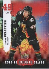 2023-24 Upper Deck Series 1  "EXCLUSIVE: RED Rookie Class" Jakob Pelletier #CC-4