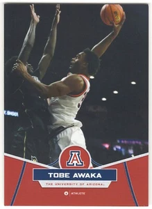 TOBE AWAKA 2024-25 Onit ARIZONA WILDCATS BASKETBALL #5 Red Parallel - Picture 1 of 1