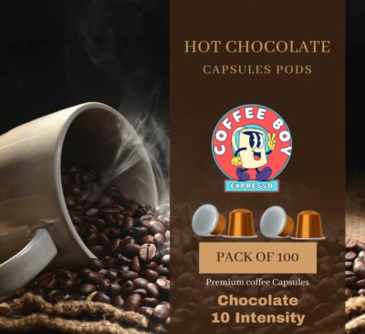 Hot Chocolate Capsules Pods - Nespresso Compatible - 100 Pack, Premium Belgium - image 1 of 4