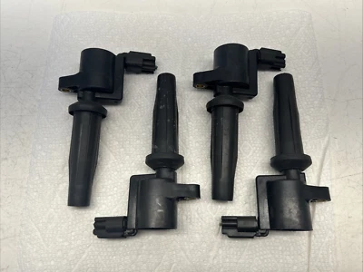Bobinas de ignição OEM 4 peças para 2003 2004 2005-2011 Ford Focus 2.0L 4M5G-12A366-BC - Imagem 1 de 4