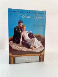 Beach Couple Figurine Wedding Cake Topper - New
