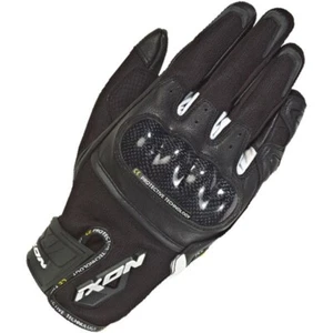 Ixon Motorcycle Gloves RS Rise Air Gloves Black White XL Lightweight Motorbike - Picture 1 of 6