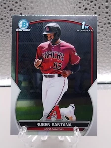 2023 Bowman Chrome Prospects #BCP-42 Ruben Santana - Arizona Diamondbacks - Picture 1 of 2