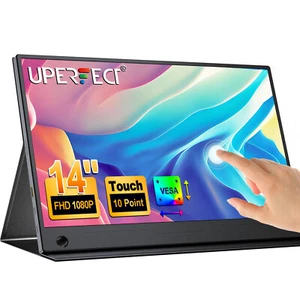 14" Portable Monitor USB C Bildschirm Touchscreen Monitor HDMI USB C Monitor - Afbeelding 1 van 7