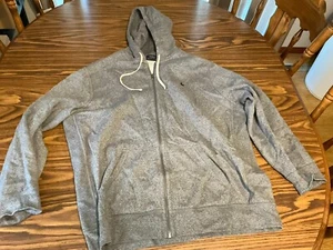 Polo Ralph Lauren Hombre XXL Gris Cremallera Sudadera con Capucha J2 - Imagen 1 de 4