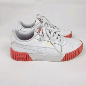 ZAPATOS DEPORTIVOS INFORMALES PUMA CARINA 2.0 CON CORDONES TALLA 8.5, EU 39 BLANCO-ROSA MUJER - Imagen 1 de 7