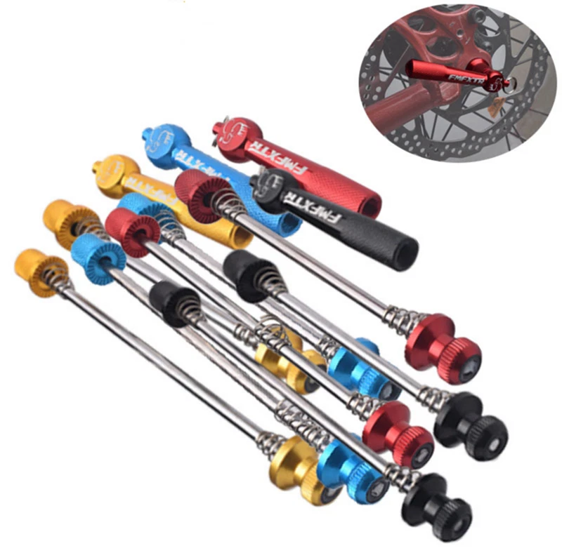 MTB Road Bike Wheel Locking Security Quick Release Skewers Anti Theft Skewer Set - Image 1 of 4
