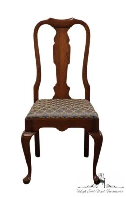 PENNSYLVANIA HOUSE Solid Cherry Traditional Queen Anne Splat Back Dining Side... - Image 1 of 4