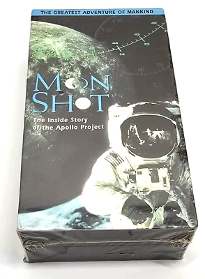 Moon Shot VHS 1994 Brand New Sealed 2-Tape Foto 1 de 4