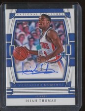 2022-23 Panini National Treasures ISIAH THOMAS Moments Auto /75 Pistons CK2