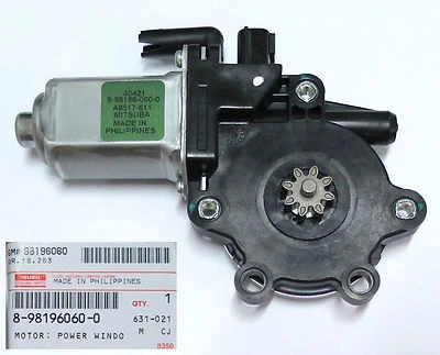 Isuzu Ute Dmax Holden Rodeo Front Left Electric Power Window Motor Passenger UK - Image 1 of 4