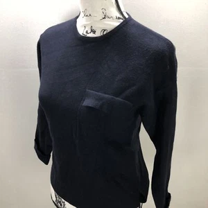 ZARA Crew Neck Long Sleeve Black Casual Pullover Sweater Girl's Size 10 Yrs - Picture 1 of 11