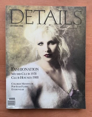 Details Magazine October 1988 Fascination Mudd Club 1978 Houses 1988 Pop Star Foto 1 de 4