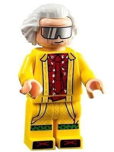 LEGO Back to the Future Doc Brown Long Hair Minifigure Ideas from 10300 - Image 1 of 1