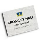 A4 PRINT - Crossley Hall, West Yorkshire - Lat/Long SE1333