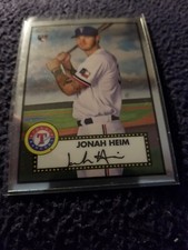 Jonah Heim RC 2021 Topps Chrome Platinum Anniversary Baseball Rookie Card #73