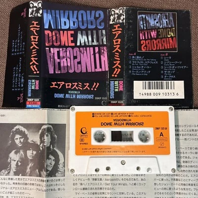 AEROSMITH Done With Mirrors JAPAN CASSETTE TAPE 28KP1321 PS-flap intact + INSERT Foto 1 de 4