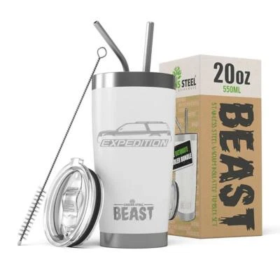 2007-17 Ford Expedition SUV BEAST 20oz / 30oz Stainless Steel Tumbler - Image 1 of 4