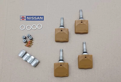 4 Nissan Altima Coupe 2008 2009 2010 2011 2012 13 Tire Pressure Sensors TPMS OEM - Image 1 of 3