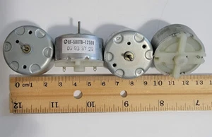  Lot 4x Mabuchi RF-500TB-12560 Solar Motor 1.5 to 12 VDC - Picture 1 of 1